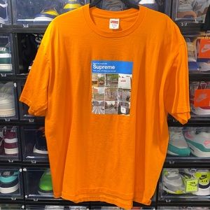 SUPREME • VERIFY TEE ✅ • FW20 2020 • XL ORANGE CAPTIA • WORN 1x